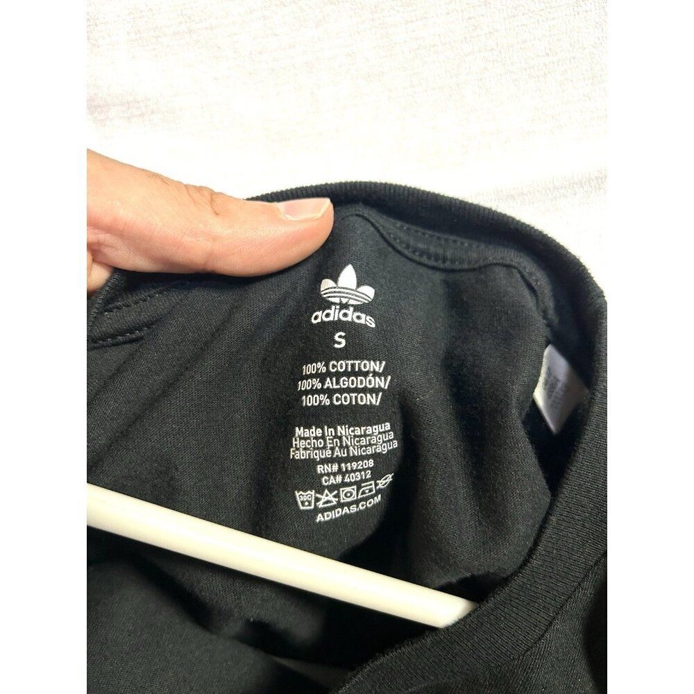 Adidas Originals Superstan Men's Cotton T Shirt - Adult S- Black - Picture 11 of 12